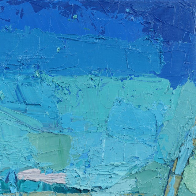 Abstract Collingwood Trail - Abstract Earthy Tone Landscape Textural Impasto Oil Painting Original Artwork by Dana Cowie For Sale - Image 3 of 9