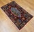 Vintage Persian Tabriz Pictorial Rug, Hand-Knotted Wool & Silk, Forest Scene, Red & Blue, 2x3 For Sale - Image 4 of 15