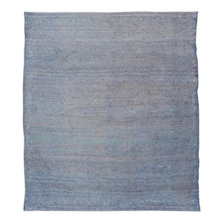 Handwoven Vintage Small Kilim Rug With Minimalist Design 2'5" X 2'10" For Sale