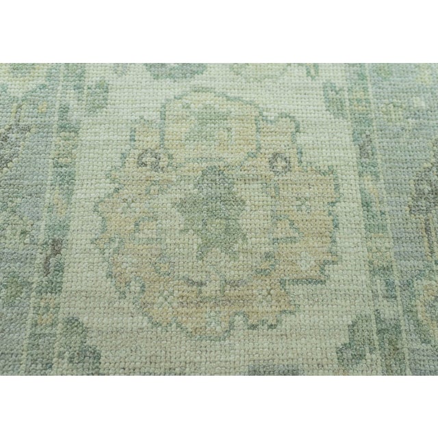 Turkish Turkish Oushak Rug 2'1" x 10'8" #19487 For Sale - Image 3 of 8