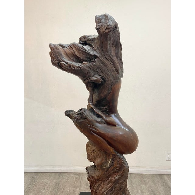 Brown Sig De Tonancour Life Size Sculpture For Sale - Image 8 of 11