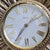 Syroco Mid 20th Century Modern Starburst Wall Clock in Antique Gold Finish For Sale In Los Angeles - Image 6 of 18
