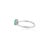 18k Gold Emerald Gemstone Vintate Jewelry Set- Solitaire Ring & Earrings For Sale - Image 9 of 17