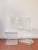 Acrylic Glass Zig Zag Chairs, Set of 2 For Sale - Image 5 of 18