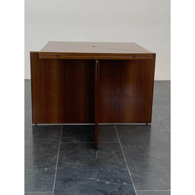 Extendable Table with Overwhelming Envelope Openings attributed to Vittorio Introini for Luigi Sormani, 1970s For Sale - Image 6 of 15