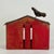 Vintage "Christmas for the Birds" Bird House From the American Folk Art Museum, New York City For Sale - Image 9 of 11