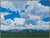The Rhythm of the Sky by Michael Magrin | Oil on Linen Mountain Landscape With Clouds For Sale