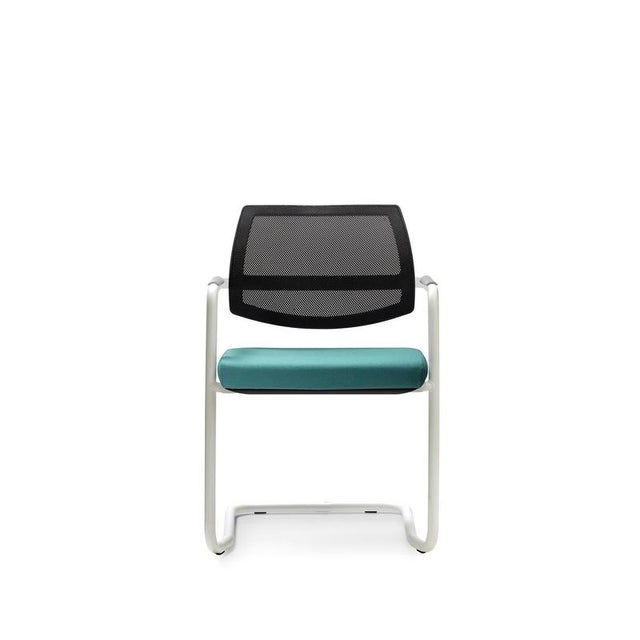 Host Net Chair in Chromed Metal and Mesh by Quinti Sedute For Sale - Image 6 of 8