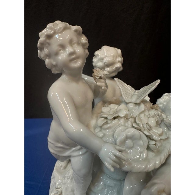 19th Century Porcelain Children at play For Sale - Image 11 of 12