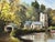 Painting of Church in Cornwall on the English South Coast with Figures & Boats 1985 Circa For Sale - Image 4 of 16