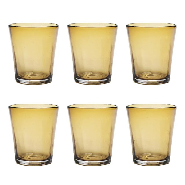 Zafferano Zafferano Bei Tumbler Amber - Set of 6 For Sale - Image 4 of 4