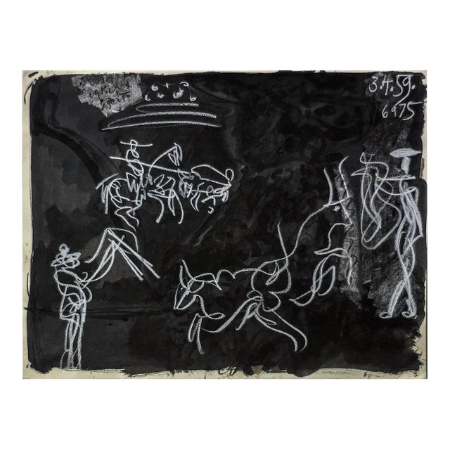 Gian Paolo Berto - Corrida - Original Etching - 1975 For Sale