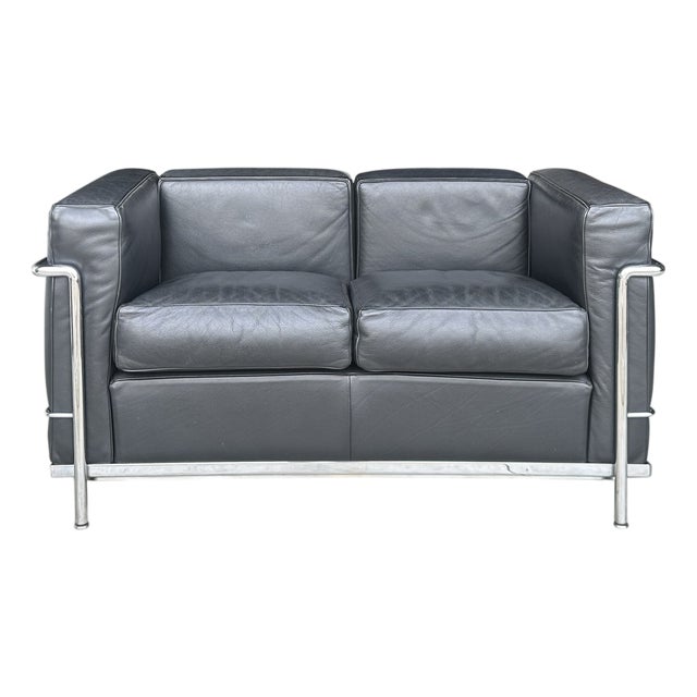 LC2 2-Seater Sofa by Le Corbusier for Cassina, 1990s For Sale