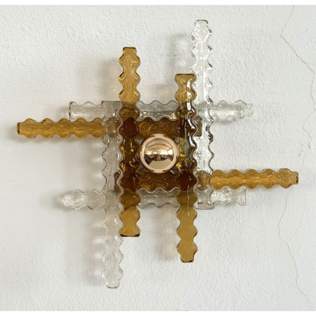 Italian Art Glass Wall Sconce by Albano Poli for Poliarte, 1970s For Sale - Image 7 of 13