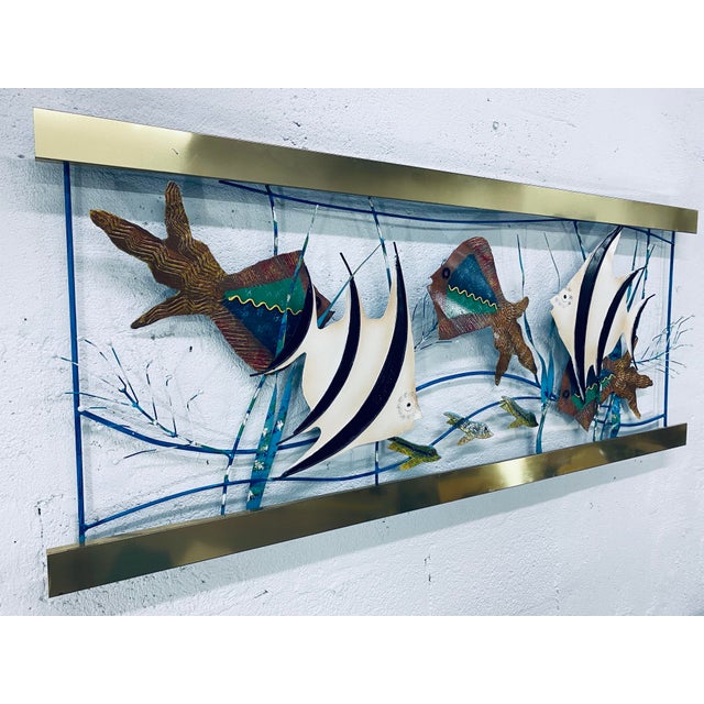 Tropical Fish In Aquarium Wall Art Sculpture C Jere Chairish