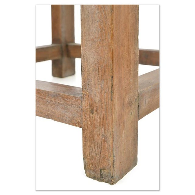 Square Solid Wood Coffee Table For Sale - Image 5 of 7