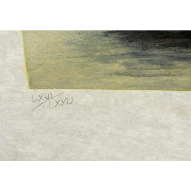 Impressionist John Kelly "Rhine River" Signed & Numbered Lithograph Art on Japon Paper For Sale - Image 3 of 6