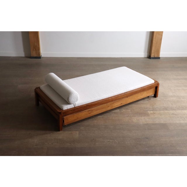 Wood L03 Daybed in Elm by Pierre Chapo, France, 1960s For Sale - Image 7 of 10
