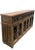 Late 20th Century 6 Doors Solid Wood Dining Room Rustic Storage Sideboard Buffet For Sale - Image 10 of 10