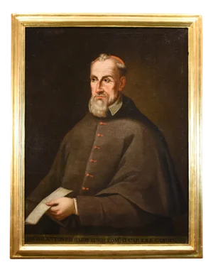 Antonio Alberti, Portrait of Cardinal Antonio Marcello Barberini Alberti, 1640, Oil on Canvas, Framed