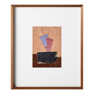 "Free Woman 2" Original Mixed-Media Collage on Paper by Zac Woodiel For Sale