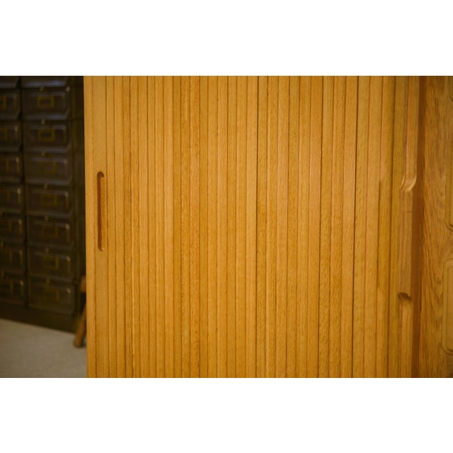 Oak Wardrobe by Guillerme and Chambron, 1950s For Sale - Image 12 of 14