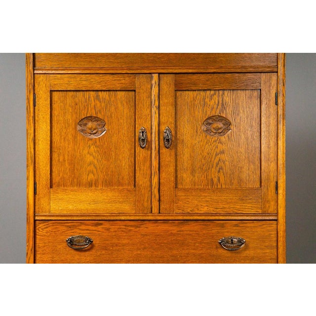 Tall Art Nouveau Chest of Drawers For Sale - Image 17 of 18