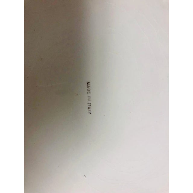 Italian 1960s Ten Floral Italian Luncheon Plates For Sale - Image 3 of 6