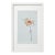 Framed Organic Modern Minimalist Flower Study | Botanical Painting | Herbarium Wall Art For Sale