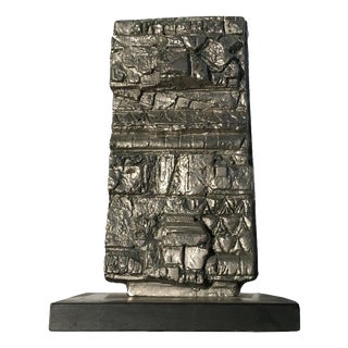 Edmondo Cirillo, Italian Abstract Sculpture, 1985, Bronze For Sale