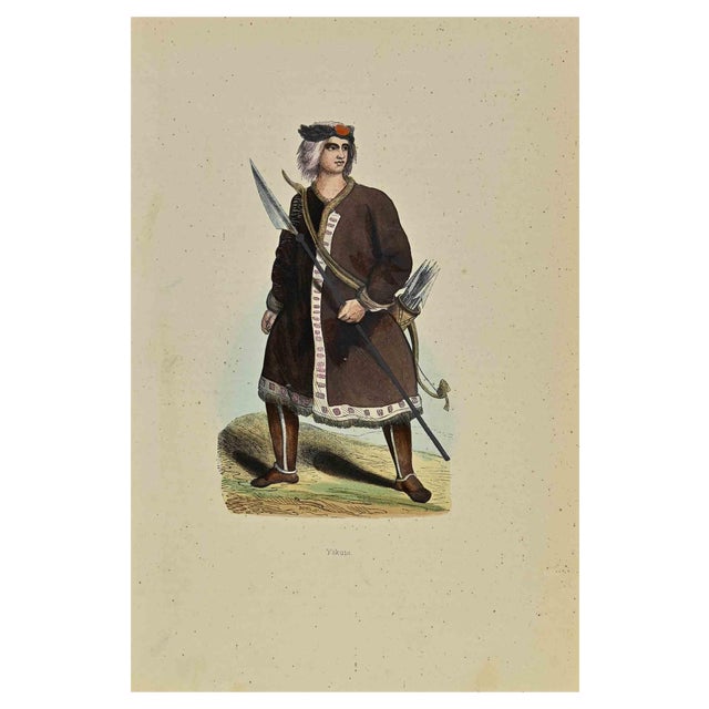 Auguste Wahlen, Yakut, Lithograph, 1844 For Sale