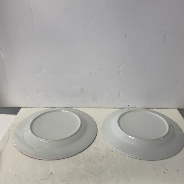 190s Givenchy Paris Appetizer Plates- a Pair For Sale In Miami - Image 6 of 9