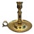 Antique English Brass Chamberstick For Sale