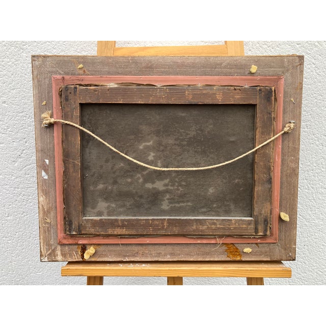 Rustic French School Artist, Still Life with Pumpkin and Pitcher, Oil on Canvas, Framed For Sale - Image 3 of 11