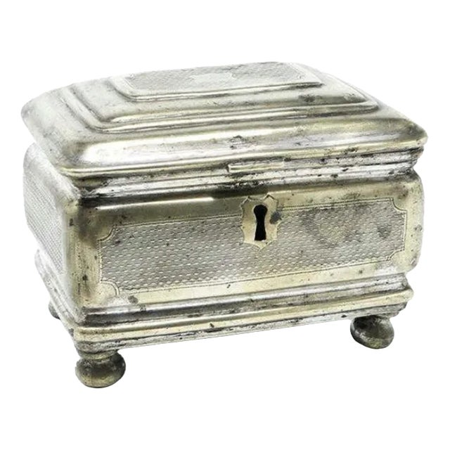 Biedermeier Sugar Bowl from Merchant, Poland, 19th Century For Sale