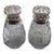 1950s Perfum Bottle and Cotton Balls Holder For Sale
