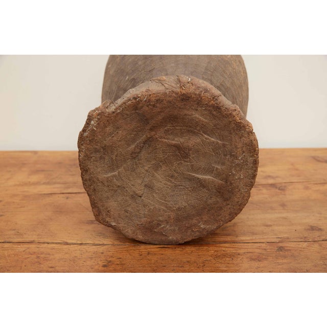 Mid-Century Modern Small 19th Century European Wood Mortar For Sale - Image 3 of 9