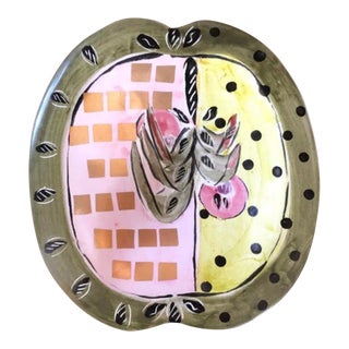 Posey Bacopoulos Studio Pottery Serving Bowl Dish For Sale