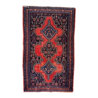 1920s, Antique Persian Senneh Rug 1' X 3' For Sale