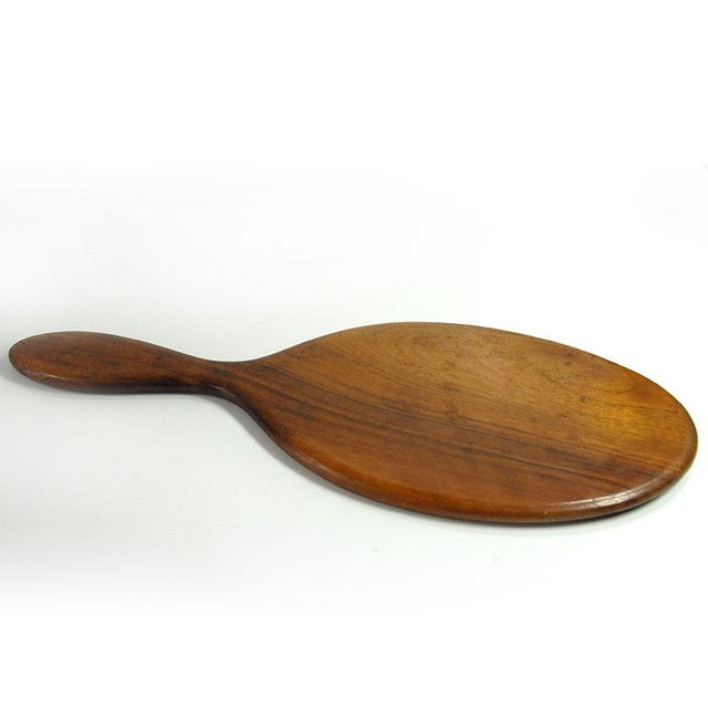Small Teak Hand Mirror, 1970s For Sale - Image 4 of 12