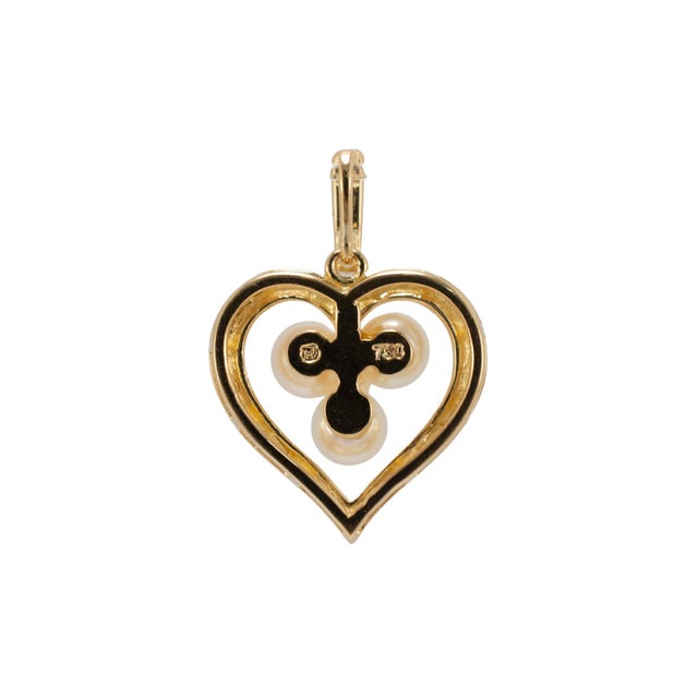 Brand: Mikimoto Gender: Ladies Metal Type: 18K Yellow Gold Length: 0.75 inches Width: 13.80 mm Weight: 2.04 grams RETIRED...