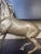 Metal Vintage English Country Solid Brass Galloping Horse Figurine For Sale - Image 7 of 11