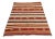 Vintage Striped Turkish Kilim Rug, 63" X 77" For Sale