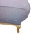 Vintage J. Royale French Bergère Chair & Ottoman With a Gilded Wood Frame For Sale - Image 10 of 12