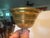 Early 20th Century Brass 3-Light Chandelier With Pink Glass Shades For Sale - Image 9 of 12
