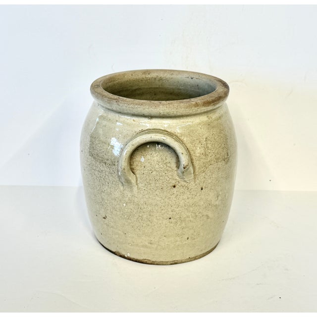 Ceramic French Stoneware Confit Pot For Sale - Image 7 of 11