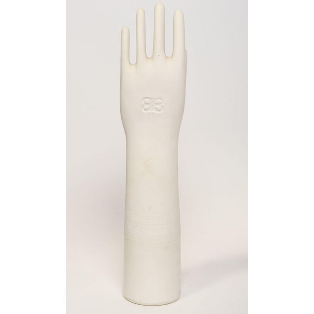 Vintage Ceramic Left Hand Glove Mold by General Porcelain - Medium Size For Sale - Image 4 of 18