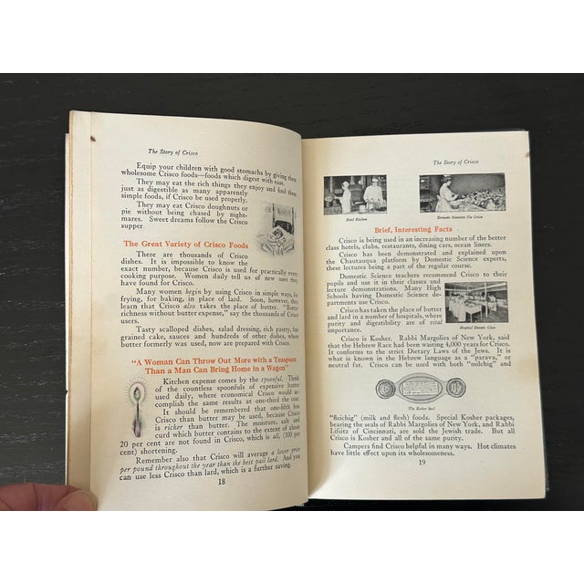Vintage Advertising Cookbook With Decorative Cover For Sale - Image 14 of 14