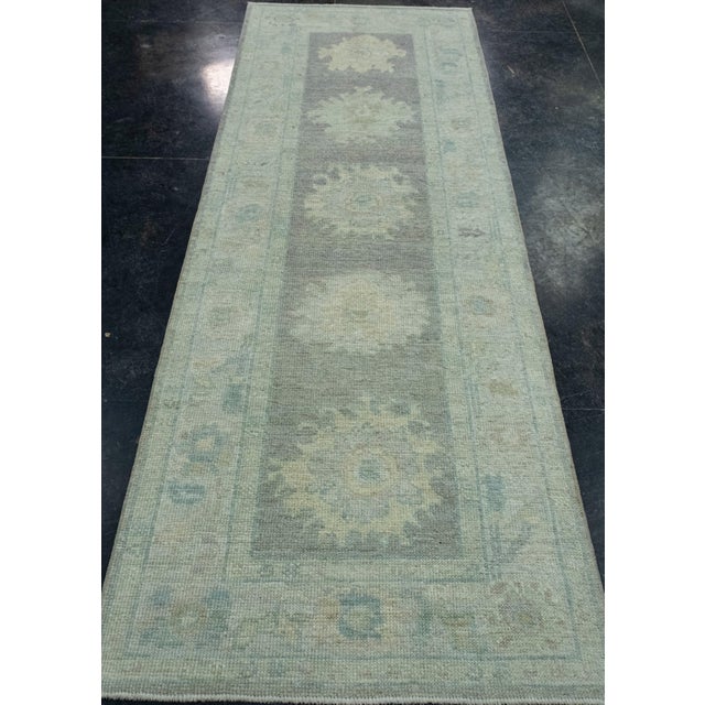 Turkish Oushak Runner Rug 2'10" x 8'7" #17452 Explore a curated collection of hallway runners, wool rugs, and handmade...