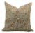 Handmade Block Print Decorative Cushion Cover 24x24 Inch Thick Linen- Kundanvan For Sale